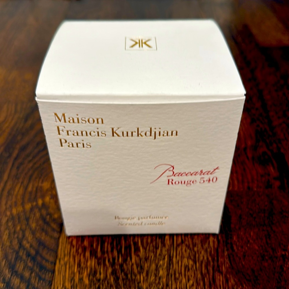 Baccarat candle box. 100% Authentic